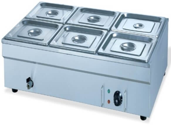 TABLE MODEL BAIN MARIE - INCLUDES 6 INSERTS+LIDS- 6 X 1/2 - cater-care